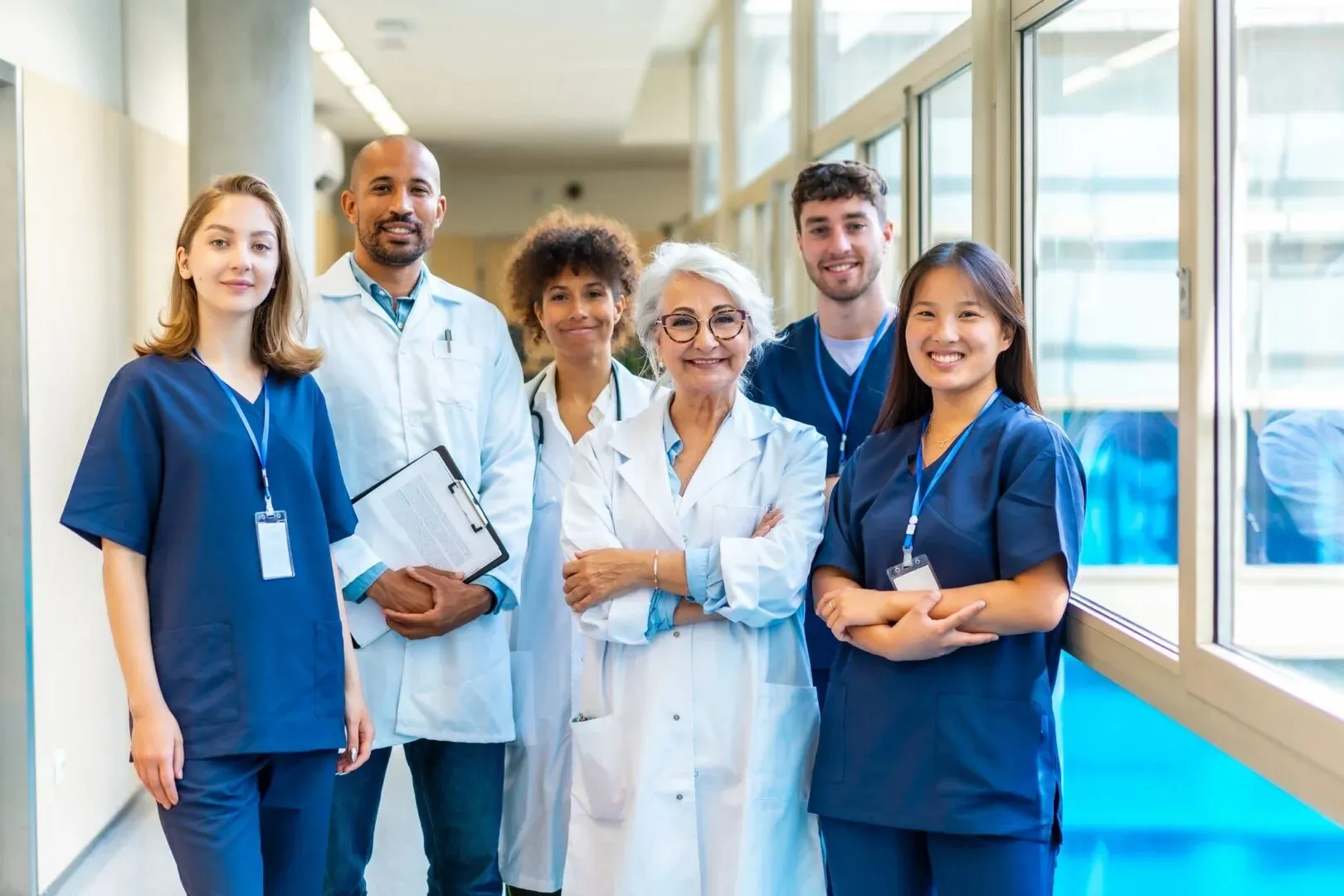 Healthcare team in a care home